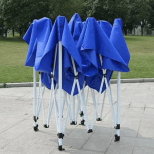 Alternative view of 2.7m x 2.7m Portable Folding Canopy Tent – Waterproof, Blue