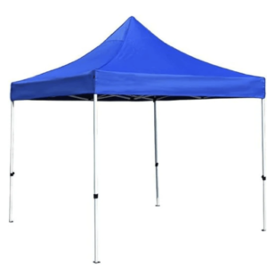 2.7m x 2.7m Portable Folding Canopy Tent – Waterproof, Blue