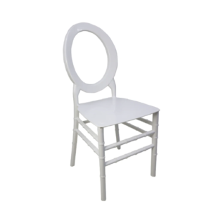 O Back Resin Chair