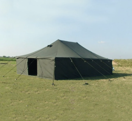 Heavy-Duty Canvas Tent – 5m x 10m (Military & Emergency Use)