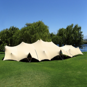 Stretch Tent – 5m x 5m (PVC, White)