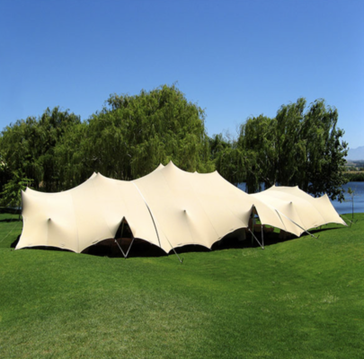 Stretch Tent – 5m x 5m (PVC, White)