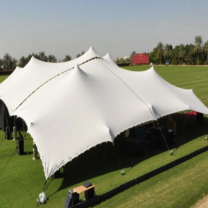 Stretch Tent – 5m x 10m (PVC, White)
