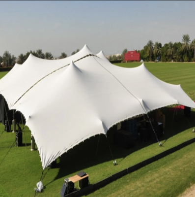Stretch Tent – 5m x 10m (PVC, White)